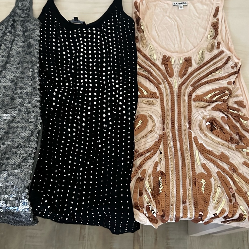 Express Light Pink Tank dresses variety five lot XS